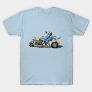 Bull Terrier Bikers T-Shirt